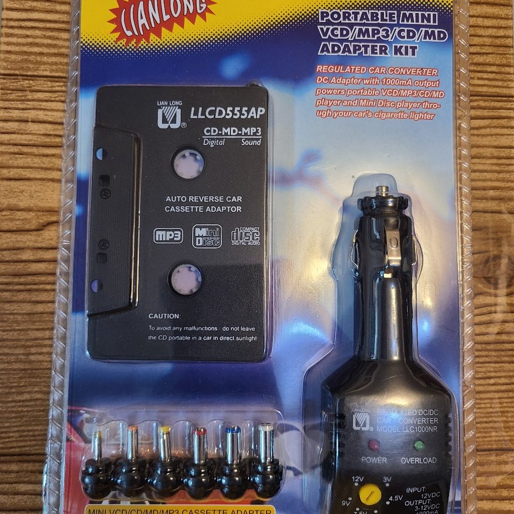 Portable Mini Cassette Car Adaptor Kit (NEW)